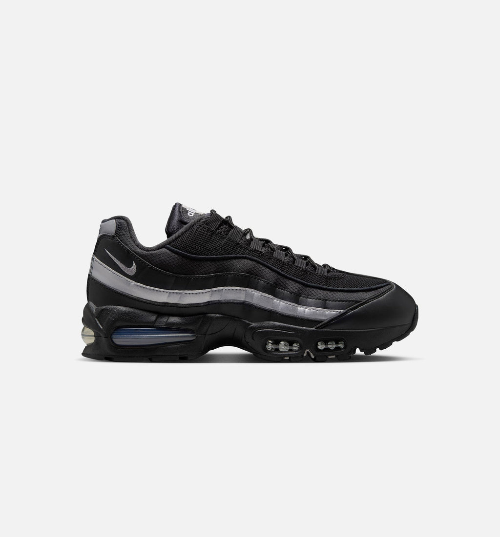 Air Max 95 Big Bubble OG Reflective Accents Men's Lifestyle Shoes - Black/White/Metallic Silver