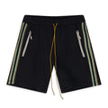 Black/Green Traxedo Shorts