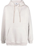 MSGM tonal logo-print cotton hoodie