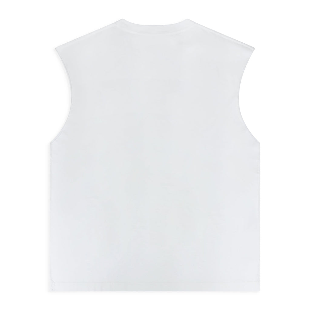 Coconut Milk Oversized Cutoff T-shirt
