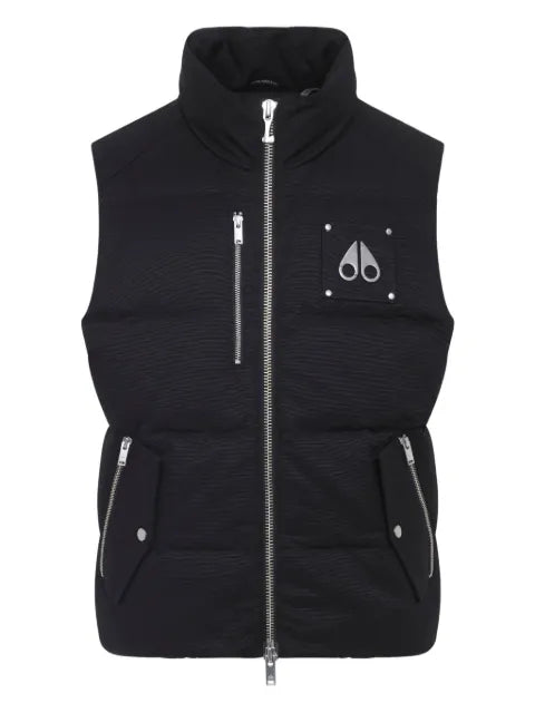 Moose Knuckles quilted logo-plaque gilet