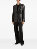 Dolce & Gabbana buttoned leather blazer