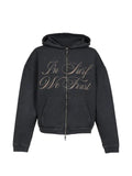 JUN/NAKAYAMA graphic-print zip-up hoodie