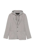 BOSS C-Hanry hooded single-breasted jacket