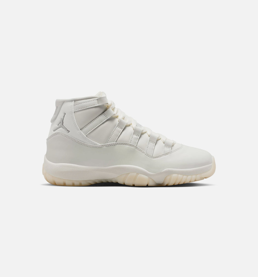 Air Jordan 11 Retro Pearl Women's Sneakers - Sail / Pearl Grey / Metallic Silver