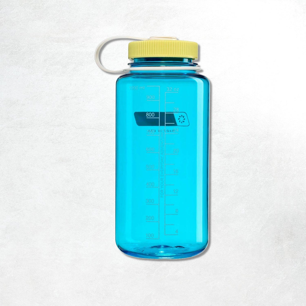 Nalgene 1L Wide Mouth Tritan Sustain Water Bottle: Blue Atoll/ Endive