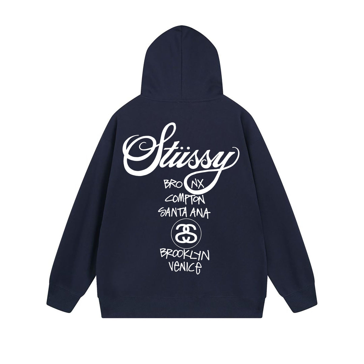Stussy Hoodie Zip Cardigan Hooded Sweater