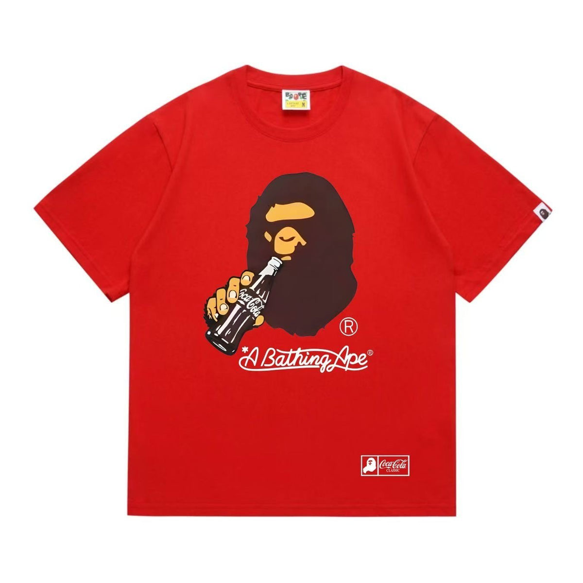 BAPE Coca-Cola Classic Ape Bottle Graphic T-Shirt
