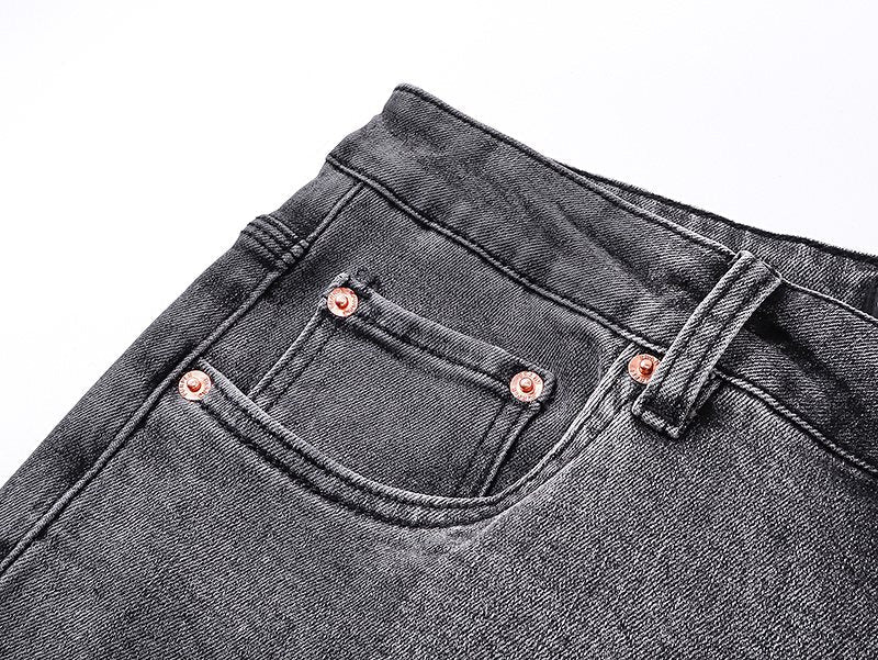 Purple Brand Gray Washed Jeans