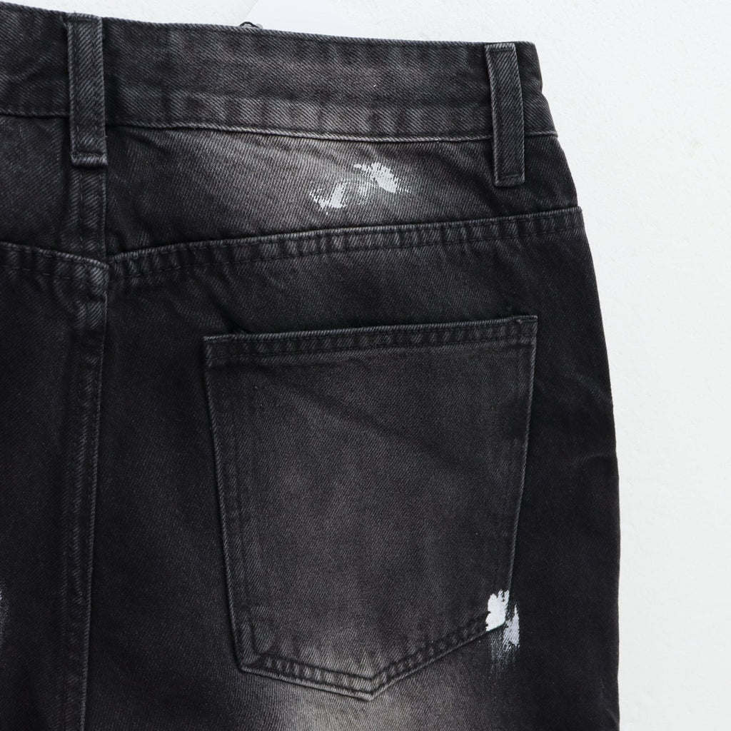 VALE Sports Division Embellished Wide-Leg Jeans