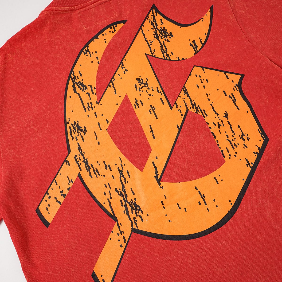 Godspeed Rock Graphic Acid-Wash T-Shirt
