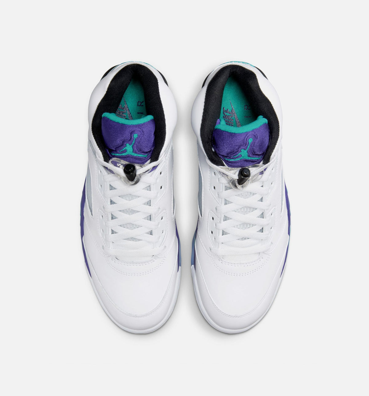 Air Jordan 5 Retro Grape Men's Shoe - White/New Emerald/Grape Ice/Black
