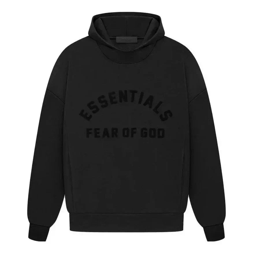 Fear of God Essentials Black Collection Hoodie Jet Black