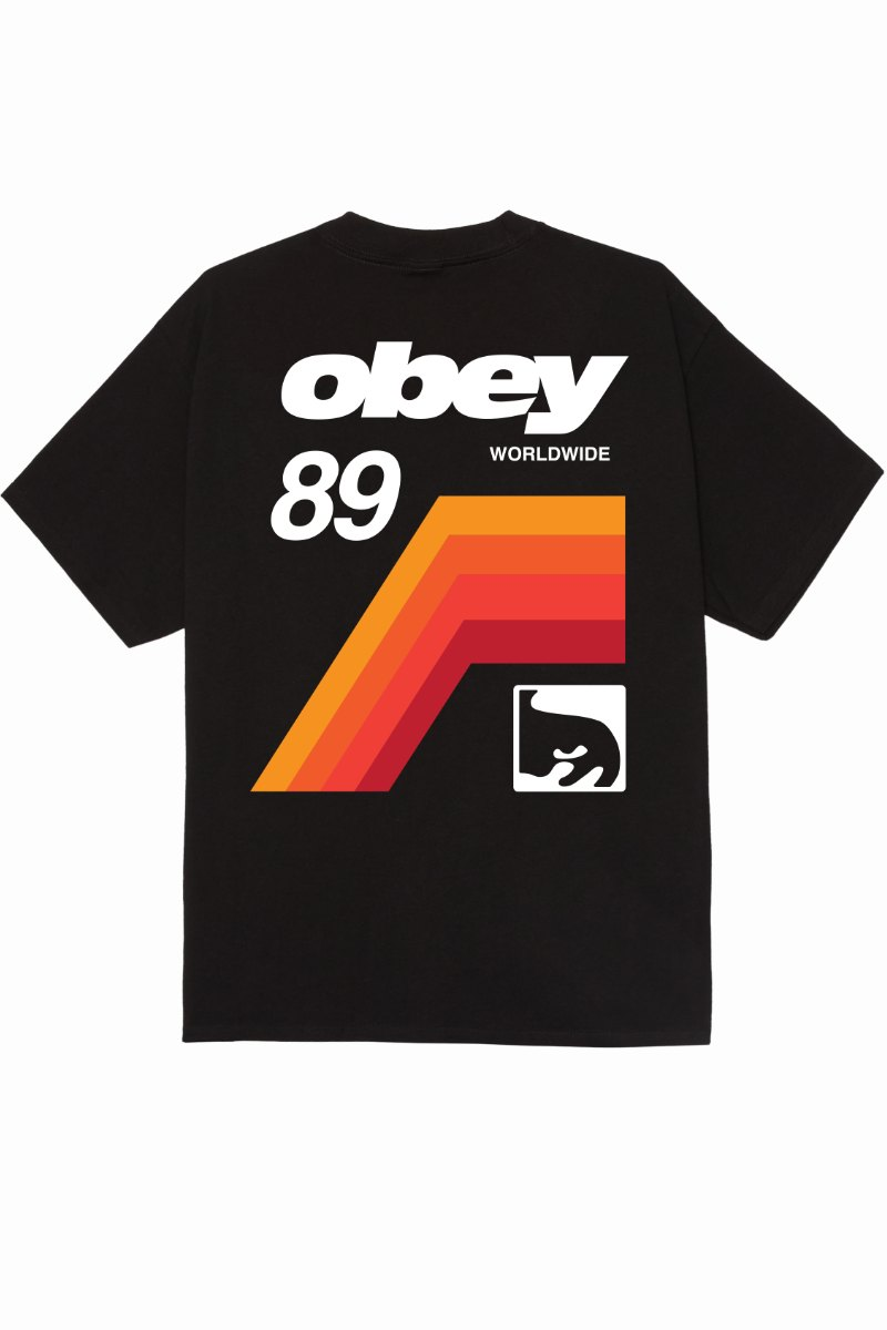 OBEY VHS T-SHIRT Black