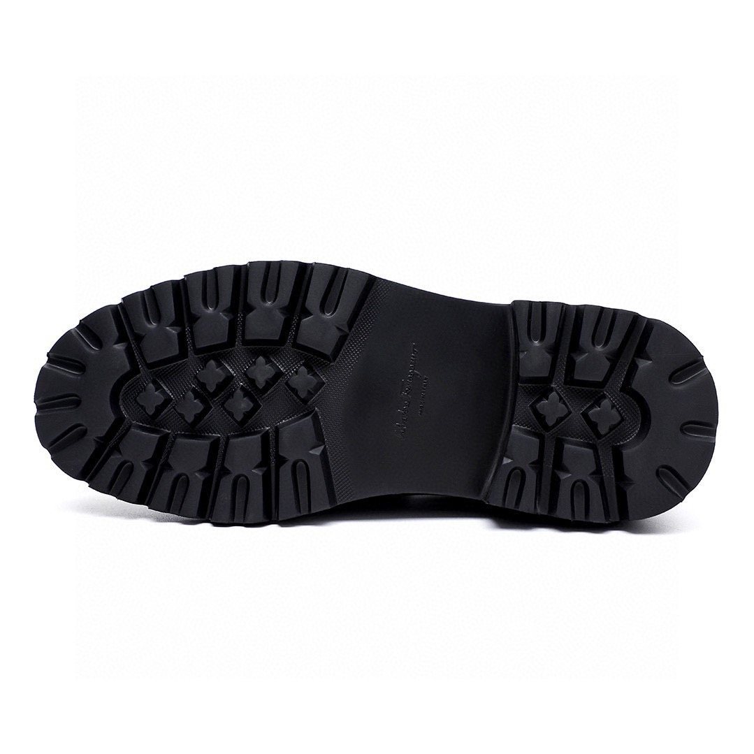 Salvatore Ferragamo Men's Black Bit Loafers